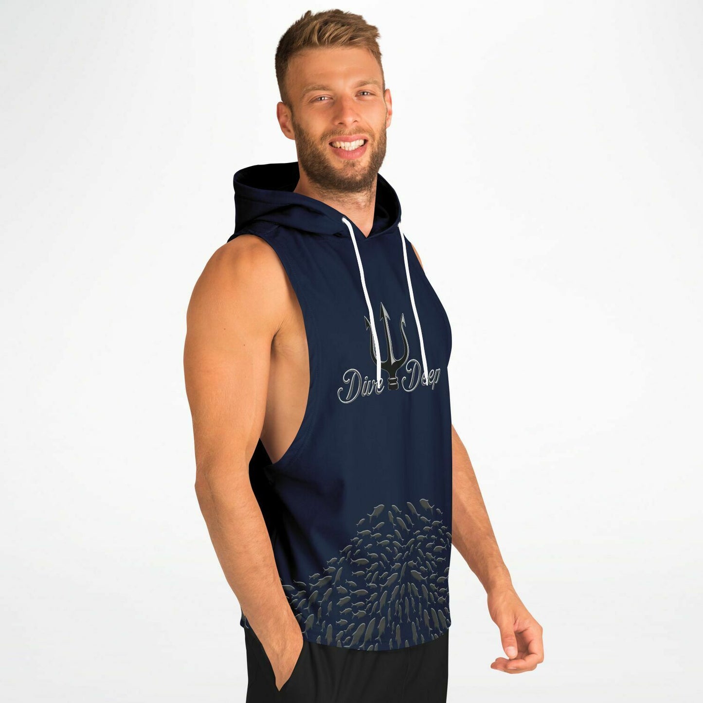 Dive Deep Armhole Hoodie
