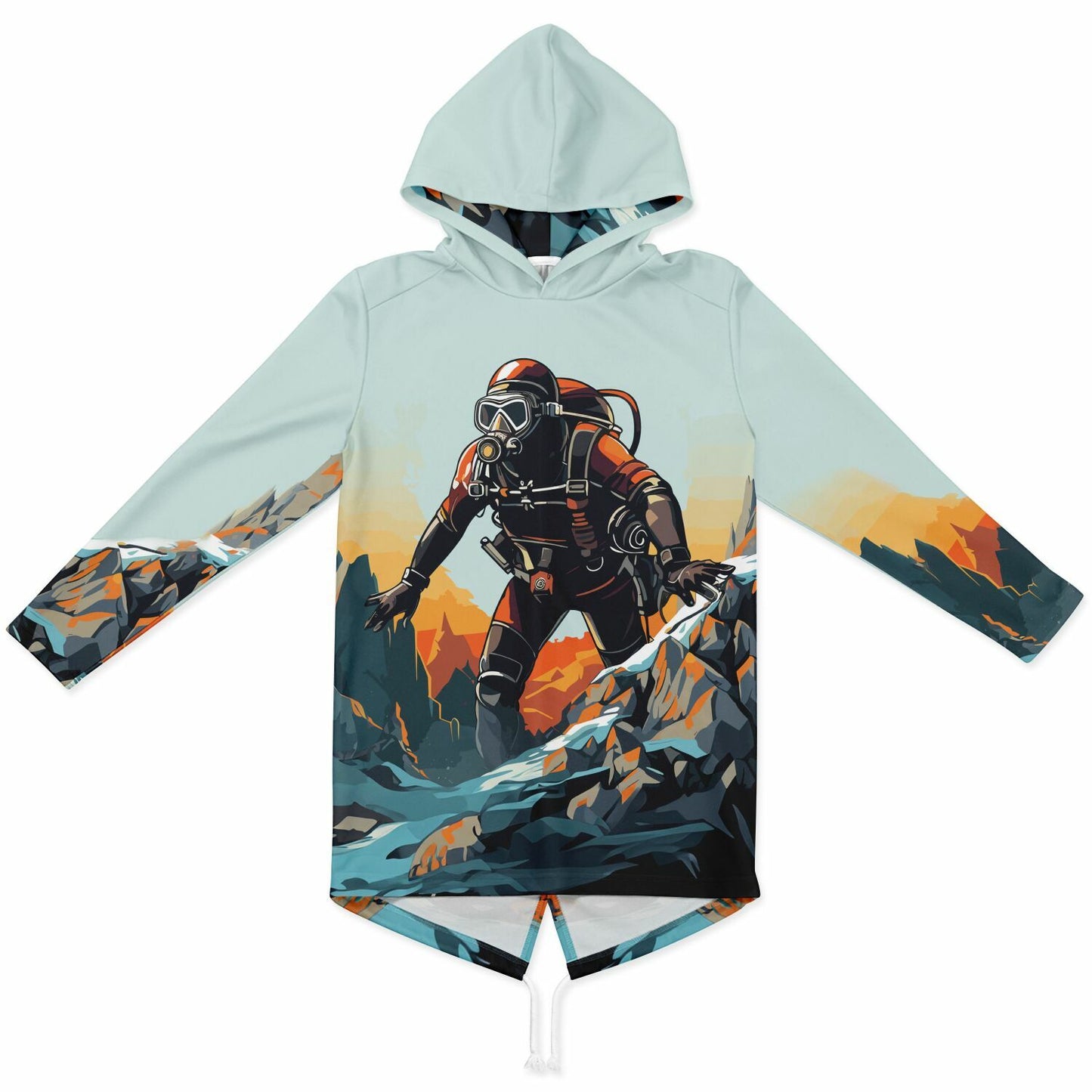 Scuba Athletic Elongated Hoodie