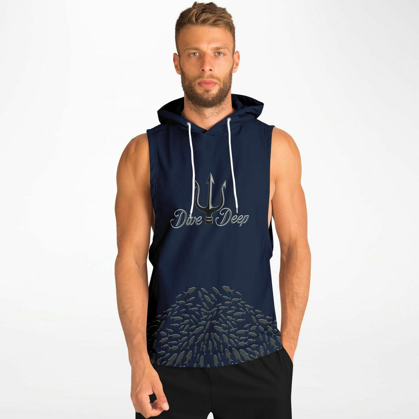 Dive Deep Armhole Hoodie