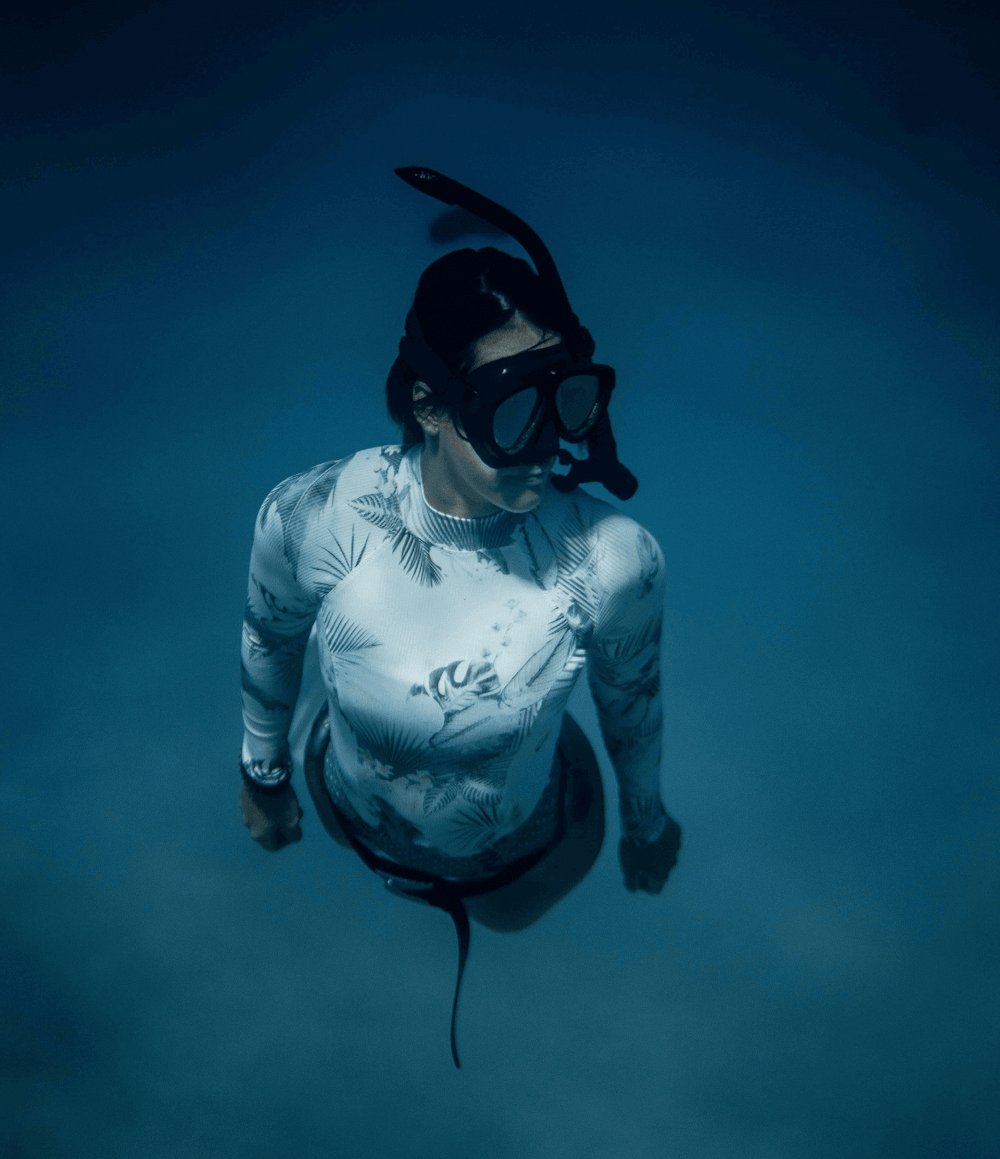 woman scuba diver
