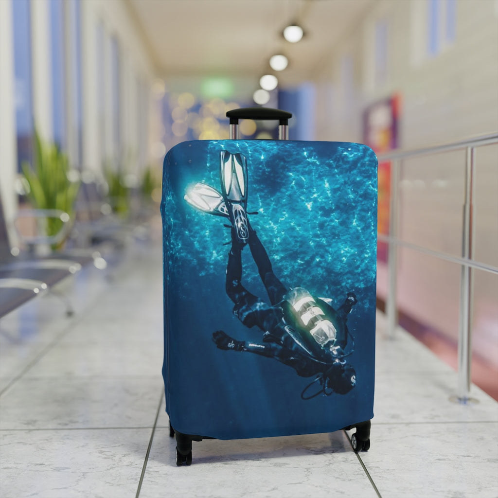 Water Paint Luggage Cover