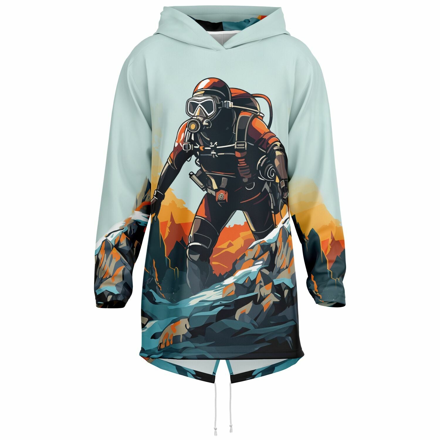 【 PROJECT】22FW★ Diver Bear Sweatshirt BMD Tactical Octo Hoodie Sweatshirt – Black Mask Divers
