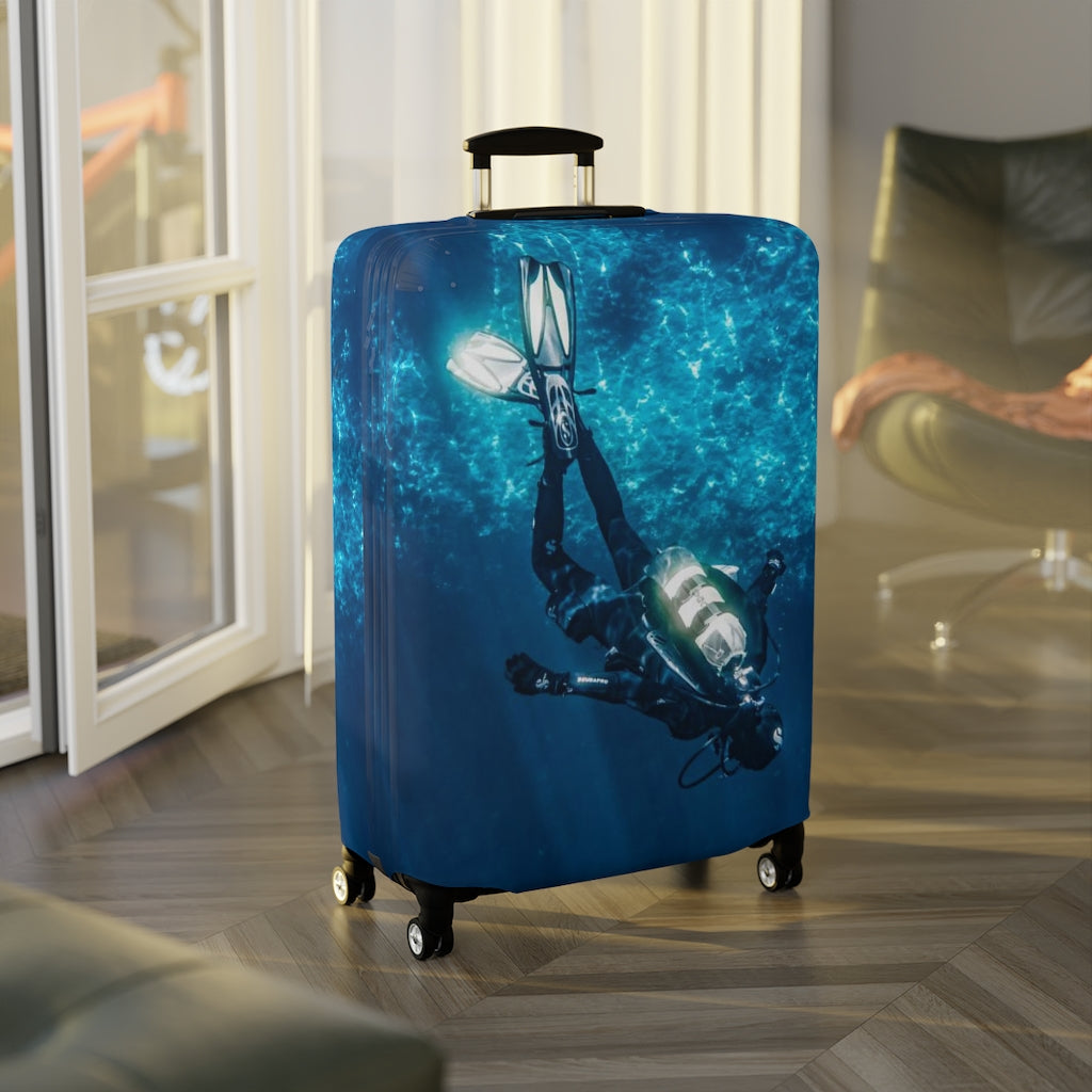 Water Paint Luggage Cover