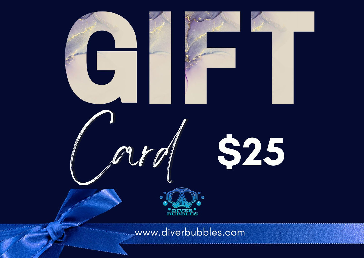 Diver Bubbles Gift Card