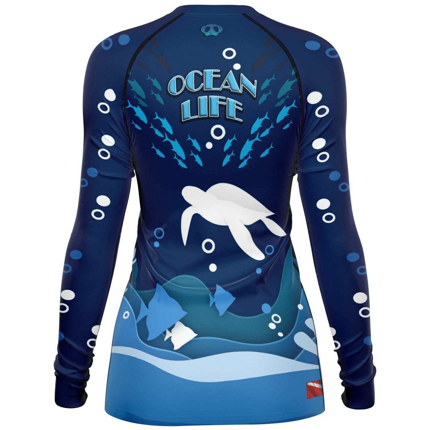 Ocean Life | Women's Rash guard | Dive Shop – DiverBubbles