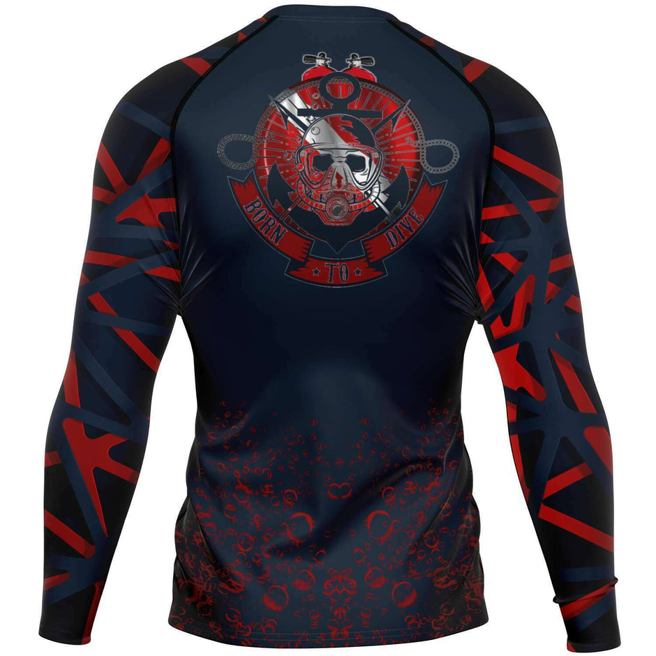 Men's Scuba Rash Guards Snorkeling Rashguards Dive Store DiverBubbles