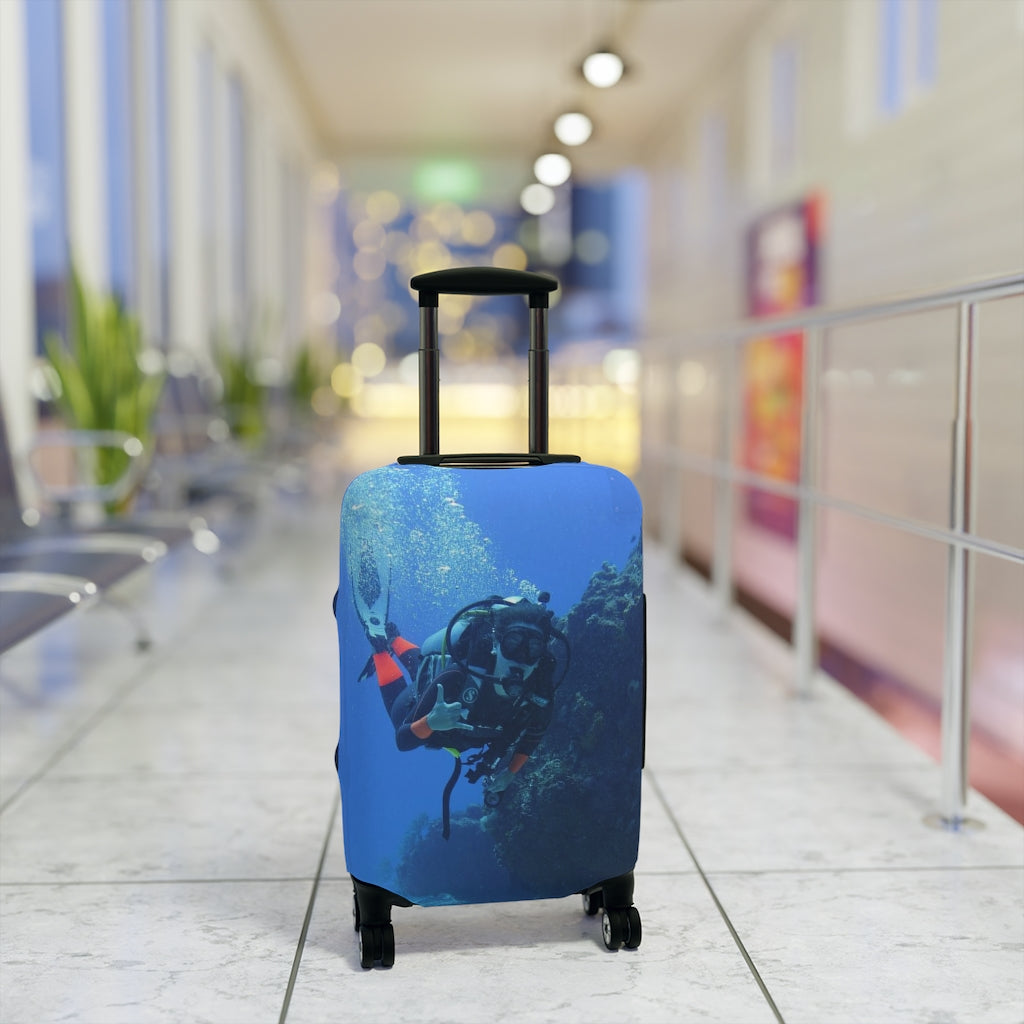 Water Paint Luggage Cover
