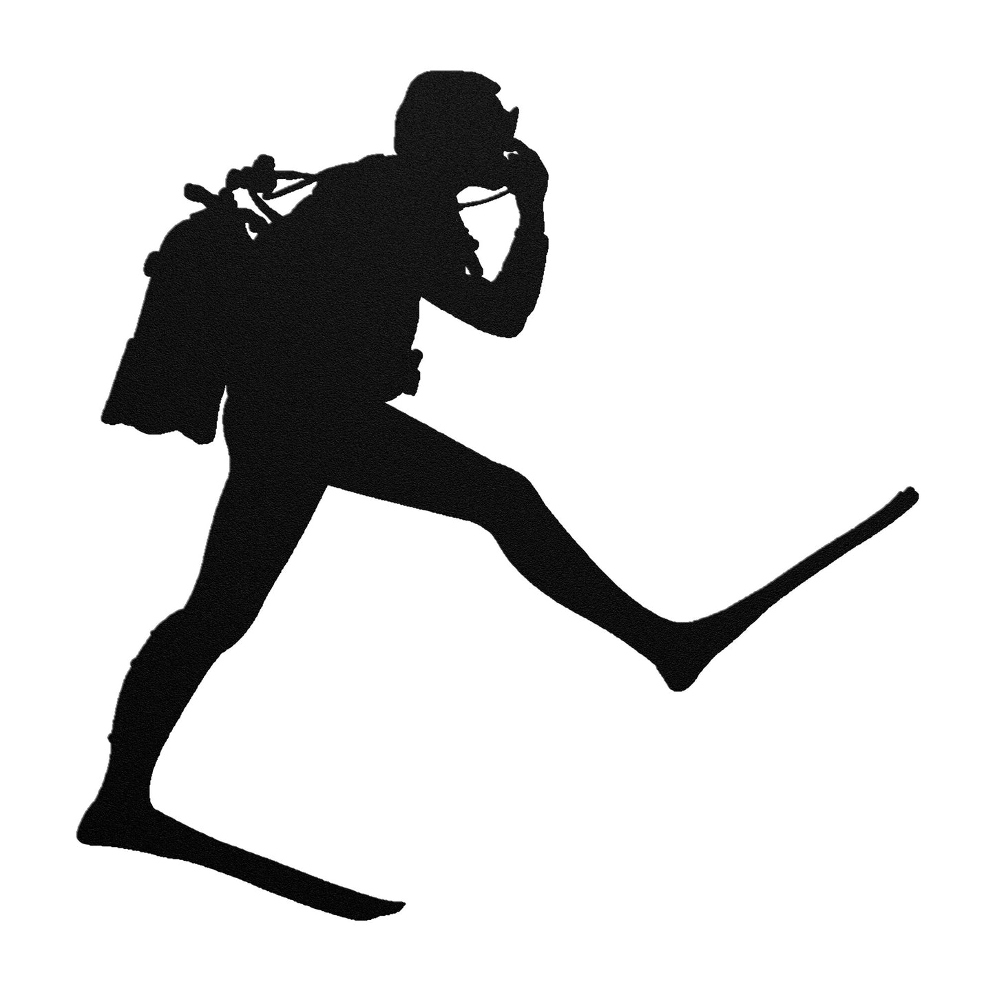 Scuba Diver Metal Sign