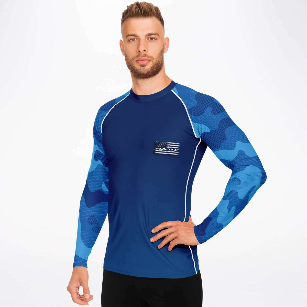 Navy Diving | Men's Long Sleeve Rashguard. – DiverBubbles