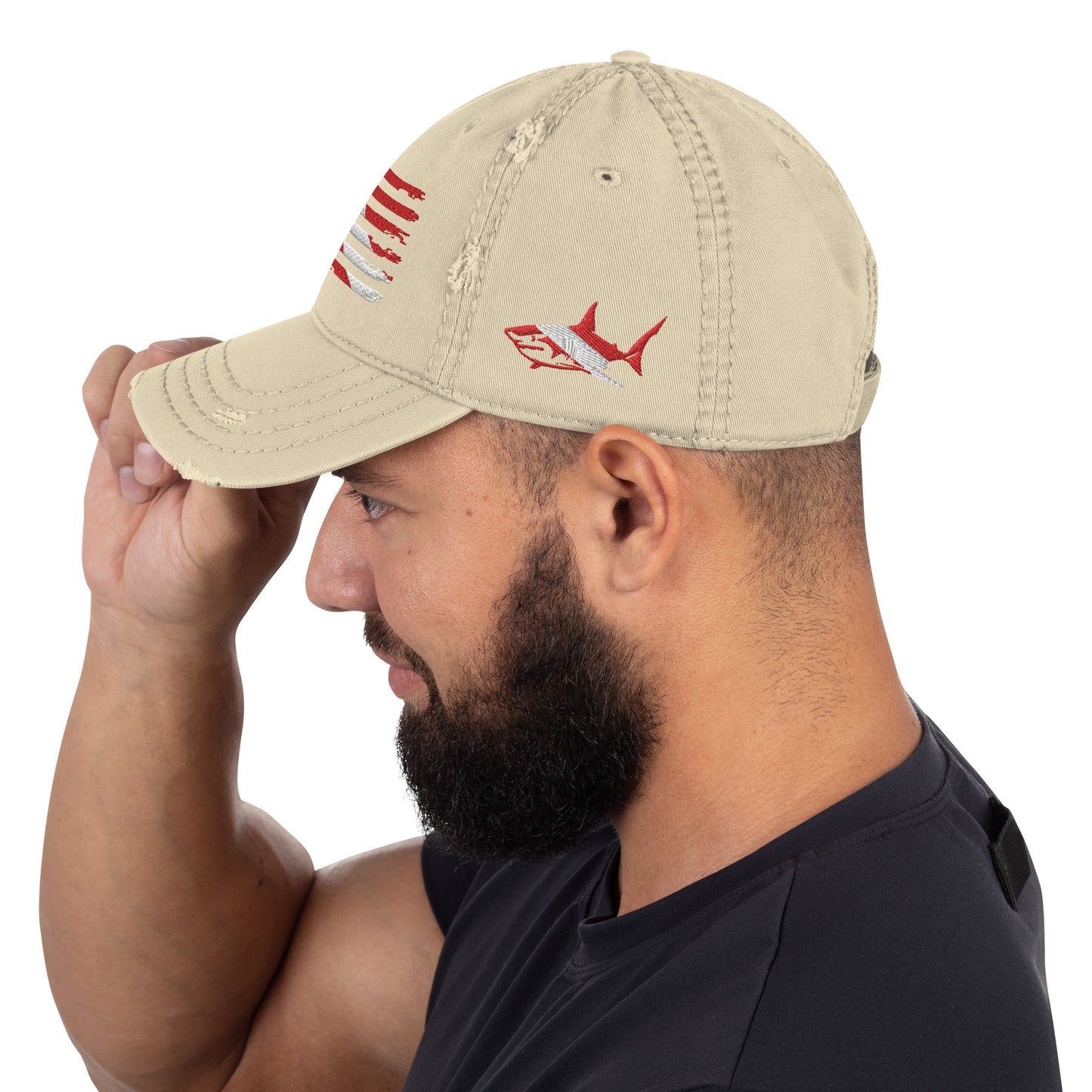 Distressed US-Diver Flag Hat