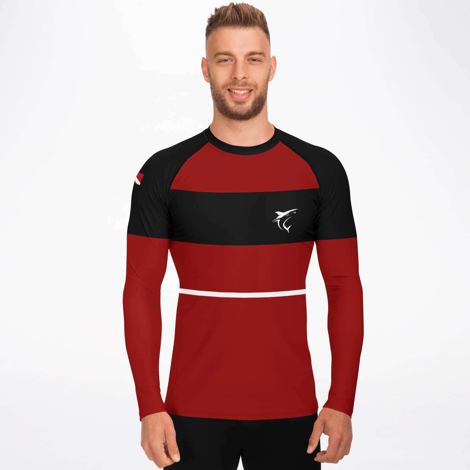 White Shark Men 's Rash guard | Long sleeve rash guard – DiverBubbles